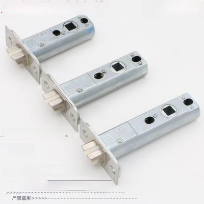 轻弹簧静音门锁名牌三孔斜舌锁锁芯原装门单舌锁体51Mm60Mm70Mm