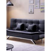 真皮沙发床两用坐睡多功能折叠小公寓简约现代客厅办公室三人沙发