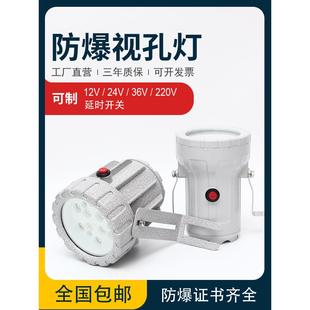 防爆孔灯Led反应镜灯5W10W20W内视内孔灯延时12V24V36V220V