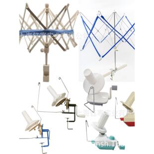 毛线绕线机手动绕线机实木伞撑手动毛线快速绕线机线机缠线器