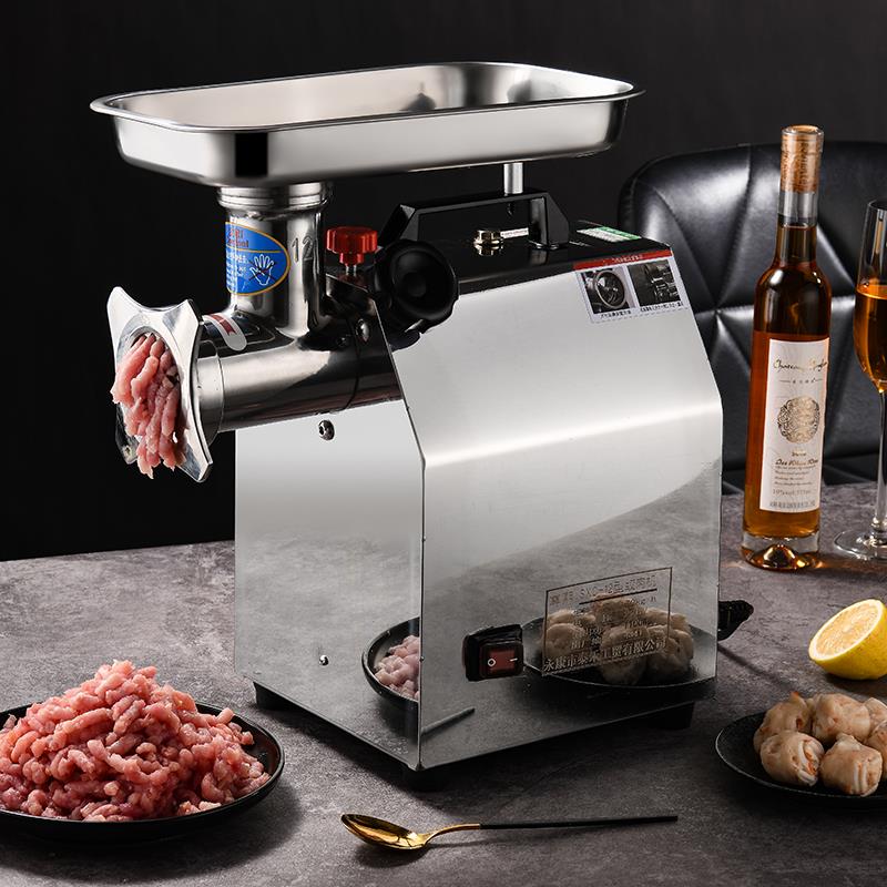 尊熙绞肉机商用大功率多功能不锈钢家用电动绞馅饺搅打碎肉灌肠机