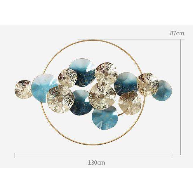 新中式壁挂金属轻奢风墙面壁饰卧室客厅背景墙铁艺挂件装饰品墙饰,家居饰品,壁饰,淘宝优惠券,粉丝福利购,淘宝优惠卷