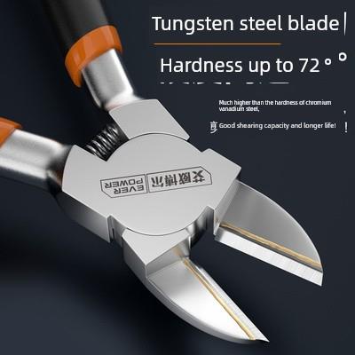 爱威宝钨钢特种不锈钢数字水嘴钳线切合金钢工业级手动斜口钳