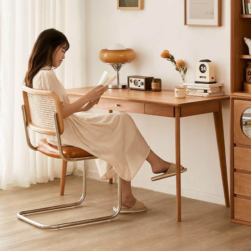 北陌家具名古书椅轻奢中古藤编覆古铁艺家用餐椅靠背办公电脑椅子,住宅家具,餐椅,淘宝优惠券,粉丝福利购,淘宝优惠卷