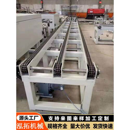 链条式输送机单排双排耐高温滚子链锻造件物料流水线输送链传送机