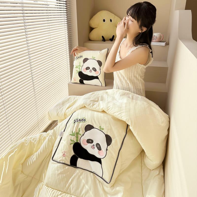 汽车抱枕被子两用车用2025新款加厚车载午睡枕头毯子二合一空调被