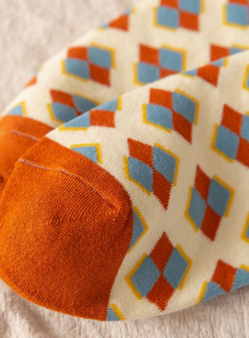 2 Pair Print Cute Long Winter Socks Women Fashion New Flower