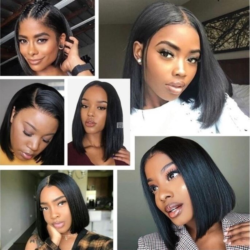 Novel Short Human Hair Wigs Bob Human Hair Wig Full And Thic