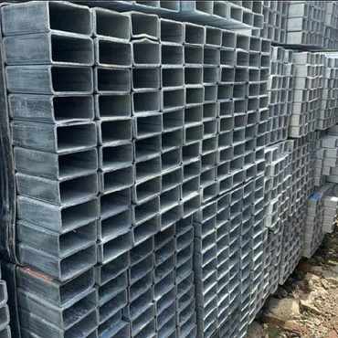 极速厂销厂销锌管水管2寸方柱铁管栅栏管子具遮棚镀锌板小方管x20