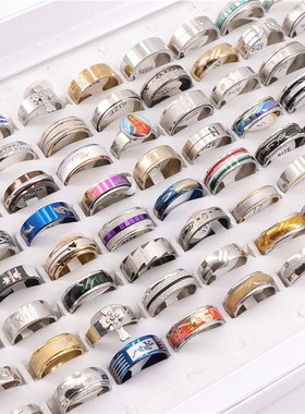 Fashion 20pcs/Lots Mens Womens Stainless Steel Jewelry Band