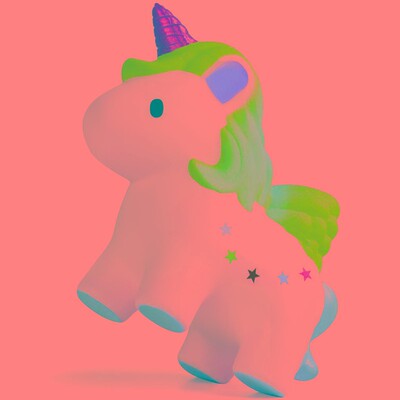 极速Jumbo  Unicorn Horse Cake Deer Animal Panda Squishies Sl