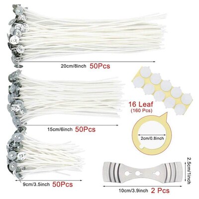 极速312 Pcs Candle Making Supplies, Candle Wick ers Candle W