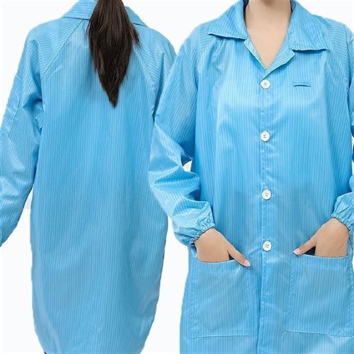 热卖防静电衣服长大褂防尘无尘男女蓝色白色上衣工作服防护服重复