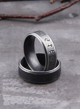 316L Stainless steel Odin Norse Viking Amulet Rune Fashion S