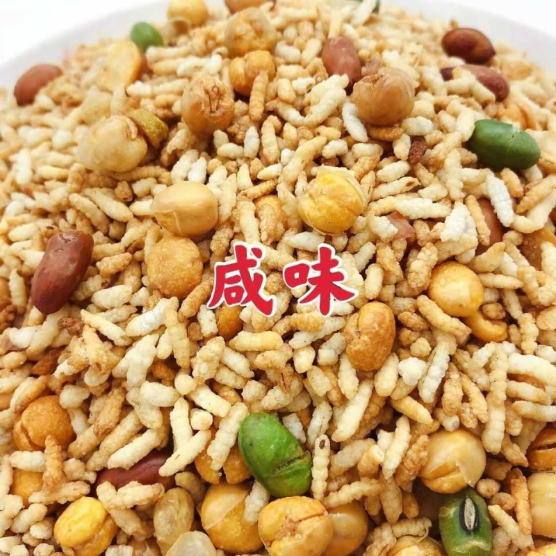 炒米湖南特产手工炒米豌豆花生混合炒米大米阴米泰国风味香脆美味