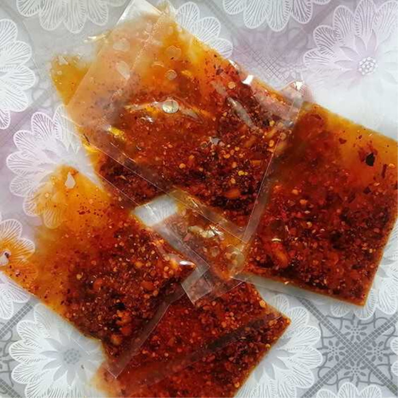 安徽淮北宿州萧县烫面面皮辣椒油汤面三鲜面油辣椒散装独立包装