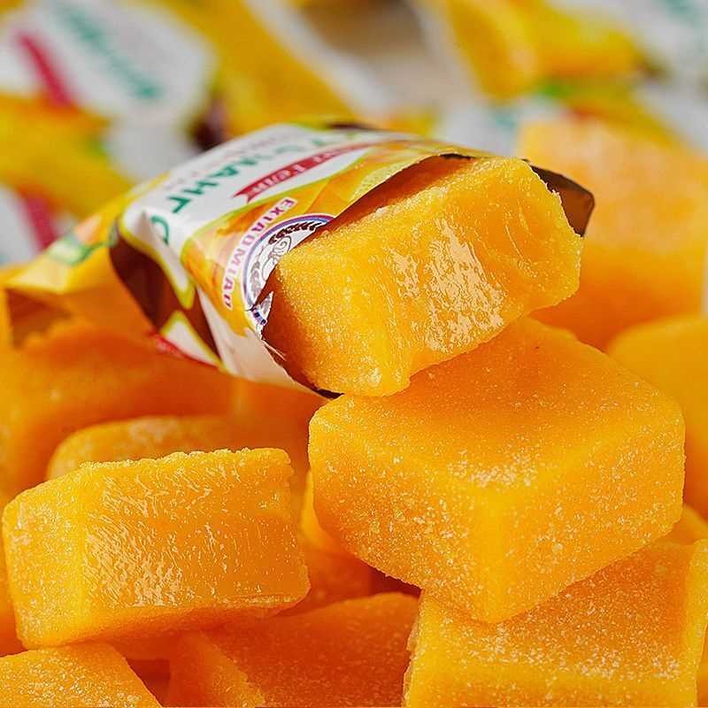 特浓芒果味软糖椰子味软糕糖海南风味喜糖年货零食批发混合水果味