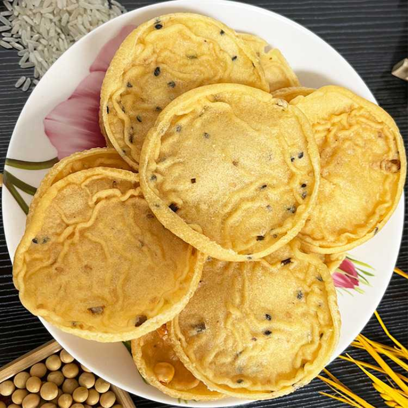 江西赣南特产豆饼月亮巴即食零食便宜批发一整箱纯手工