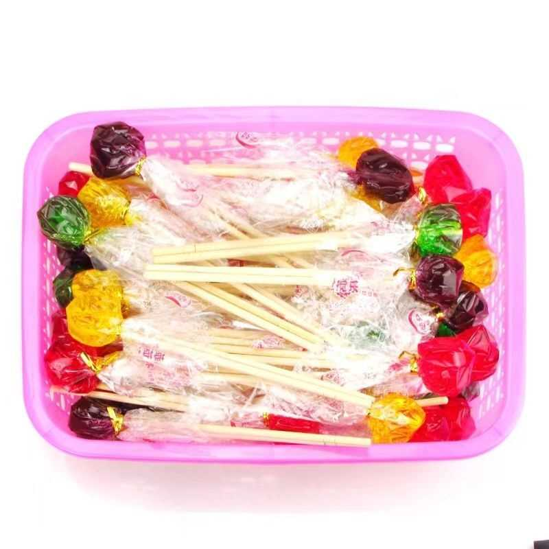搅搅糖粘牙糖8090后儿时回忆麦芽拉丝糖怀旧零食棒糖果双色拉拉糖