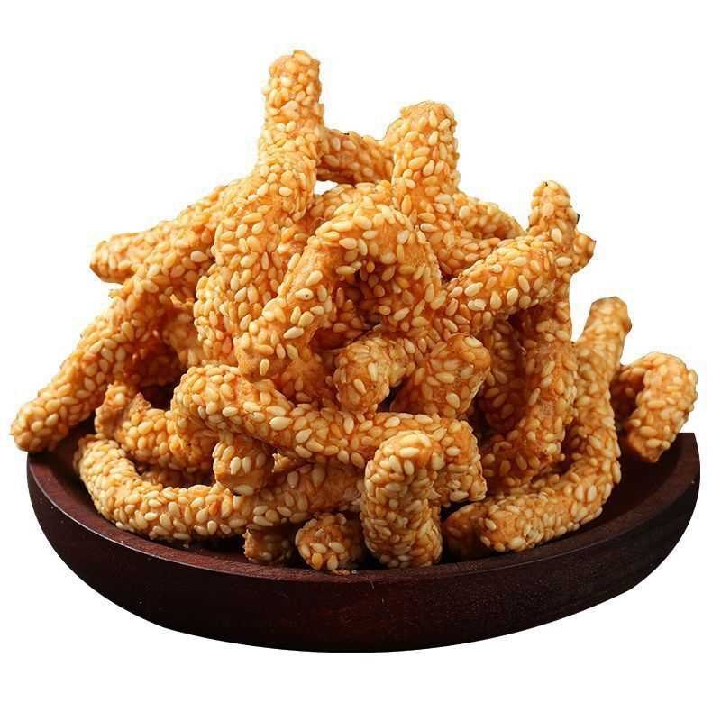 香脆铁棍山药芝麻条传统糕点式老式手工零食点心芝麻棒芝麻酥散装