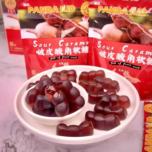 熊仔啵皮酸角软糖低脂可剥皮果汁果味儿童过年礼物零食小吃喜糖果