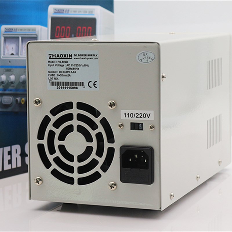 兆信PS-302D数显直流稳压电源110V/220V转换0-30V2A.带毫安转换