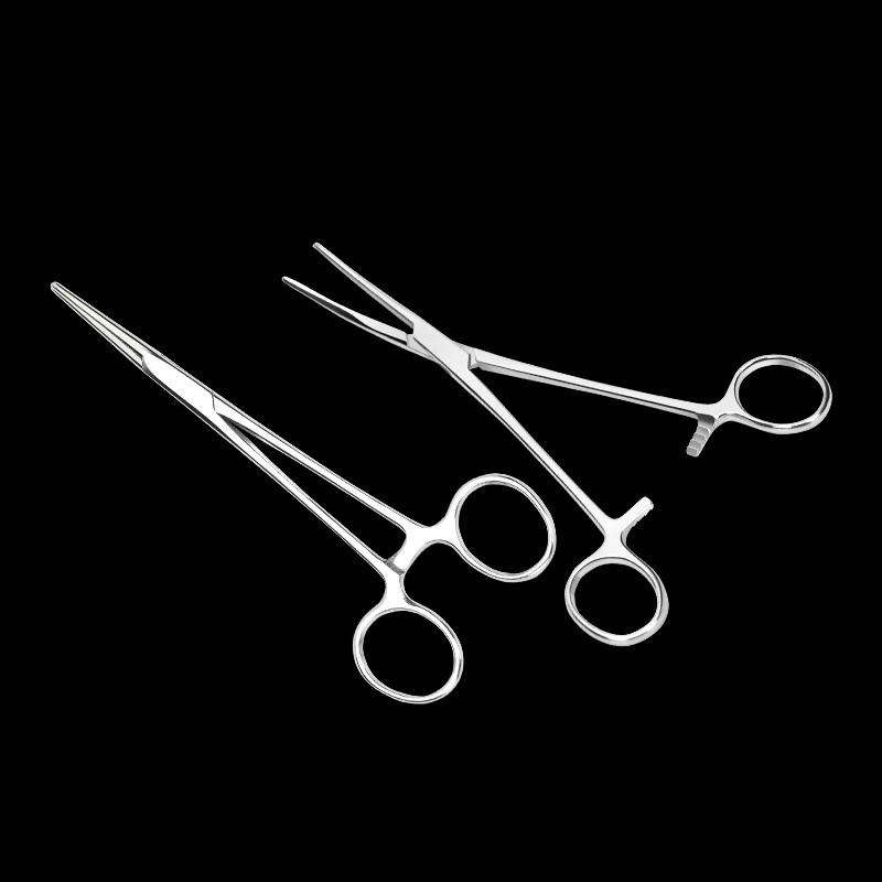 热销不锈钢止血钳直弯头持针钳镊子夹拨火罐钳子宠物拔毛钓鱼取钩