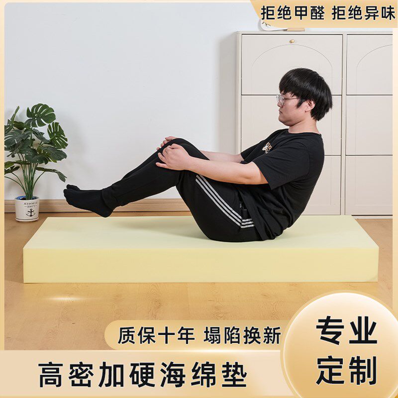 热销定制沙发垫海绵垫子实木高密度加厚加硬坐垫翻新海绵块飘窗垫