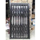 覆古装 饰门不锈钢推拉门防盗门彩色拉闸门折叠门烤漆收缩门防盗窗