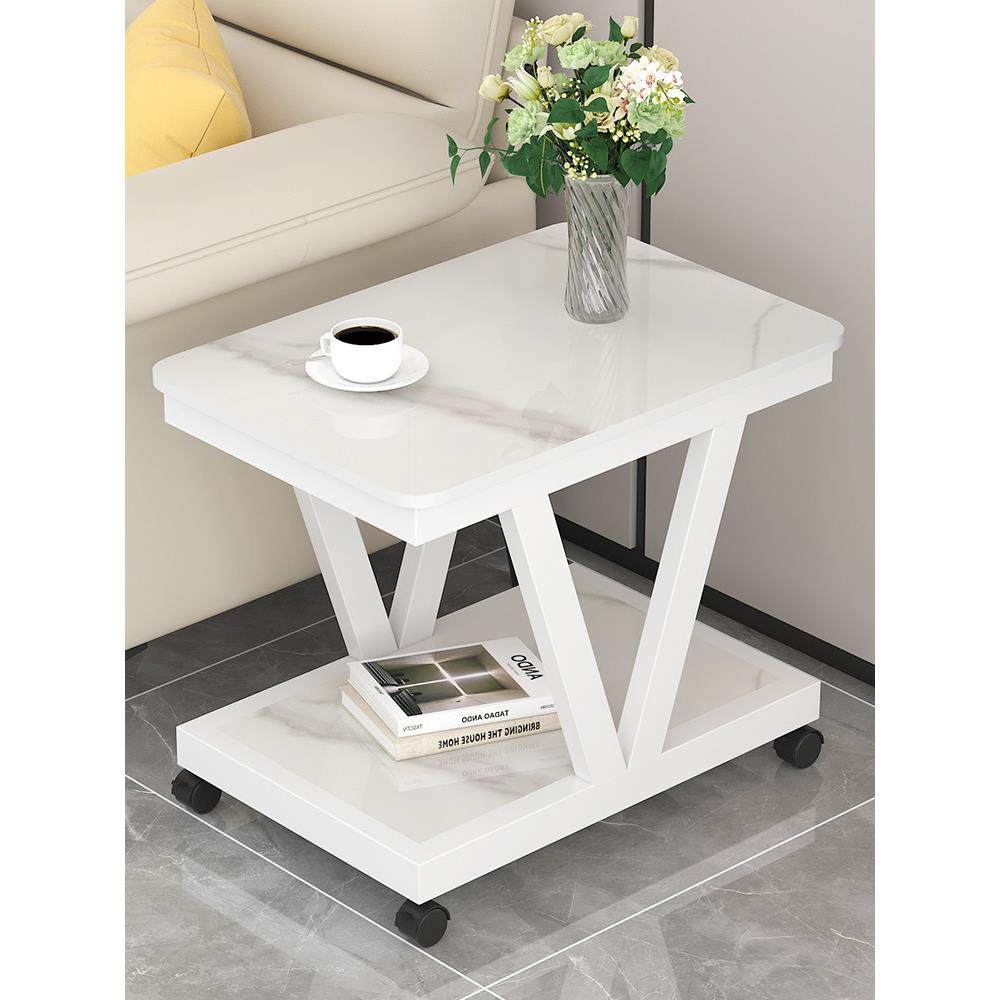 轻奢岩板沙发边几边桌可移动带轮子客厅角几侧边柜迷你小桌子茶几,住宅家具,角几/边几,淘宝优惠券,粉丝福利购,淘宝优惠卷