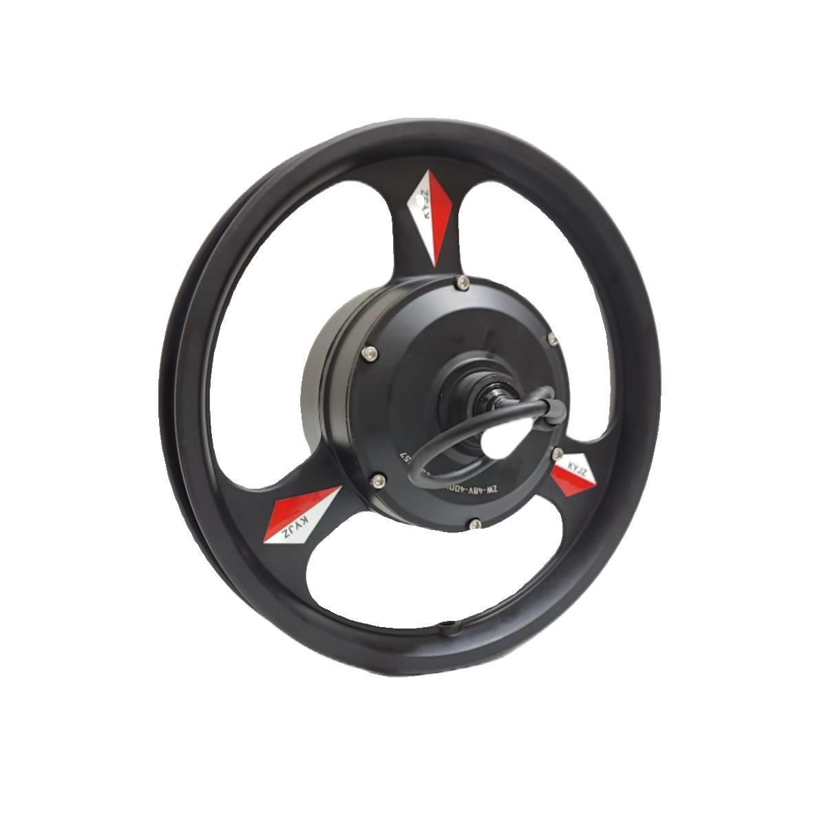 14寸折叠电动车电机代驾车高速马达正步凤凰48V400W碟刹锂电后驱