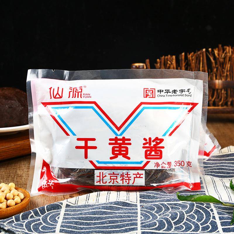 350克*40装仙干黄酱炸酱酱肉酱香源浓郁正宗老北京工艺工袋ekw厂
