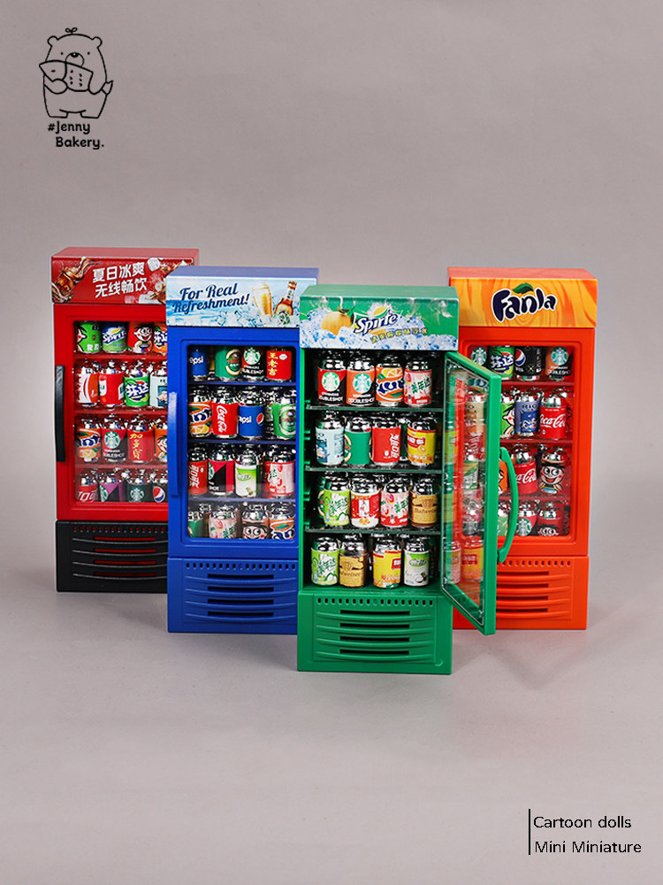 Charming Miniature Cola Vending Machine Toy - Dollhouse Delight - Taobao product photo 4