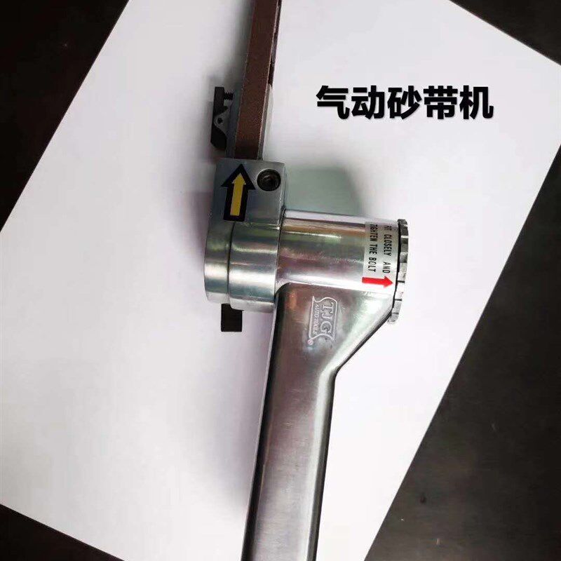 热销台湾330*10mm手持气动小砂带机 抛光机 打磨研磨机木工金属去