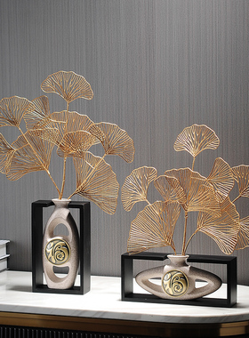 热销创意福字招财家居书房复古架小工艺品摆件轻奢电视酒柜装饰品