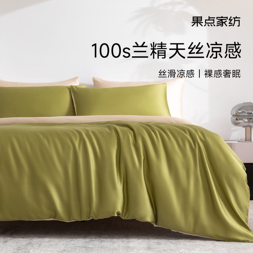 果点家纺100支兰精天丝四件套