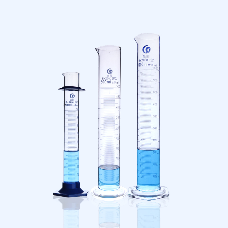 垒固A级5 10 25 50 100 250 500 1000 2000ml玻璃具塞刻度量筒