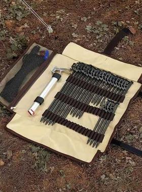 帐篷地钉收纳包天幕配件固定地钉收纳袋露营野营专用工具包储物袋