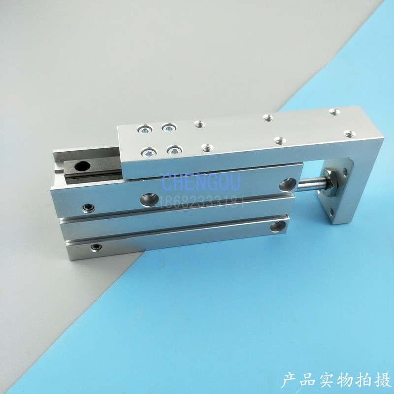 亚德客型侧轨型气动滑台气缸MXH HLH6X5X10X15X20X25X30*40S HLH
