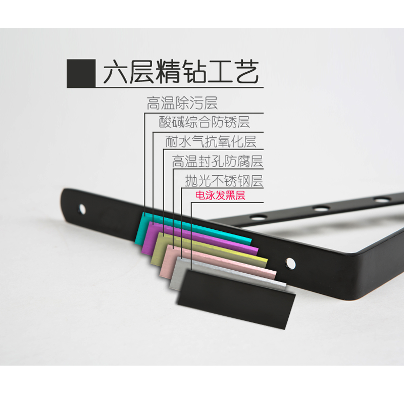 不锈钢晾衣杆支架阳台吊座吊通侧装三角支架法兰座挂衣杆晒衣凉衣