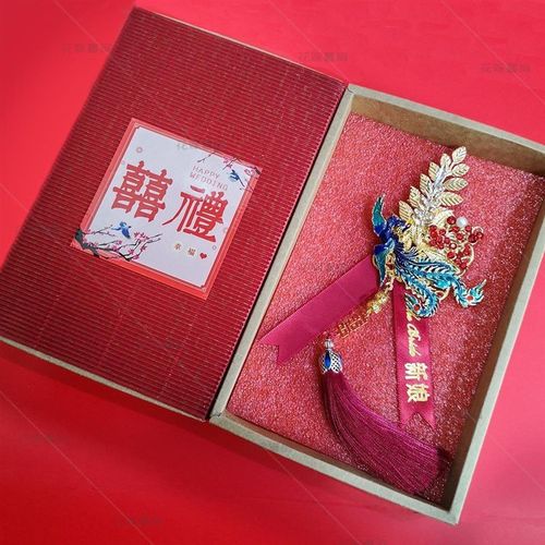 龙凤胸花配饰新郎新娘结婚襟花大气红金色婚礼迎宾仪式用礼品