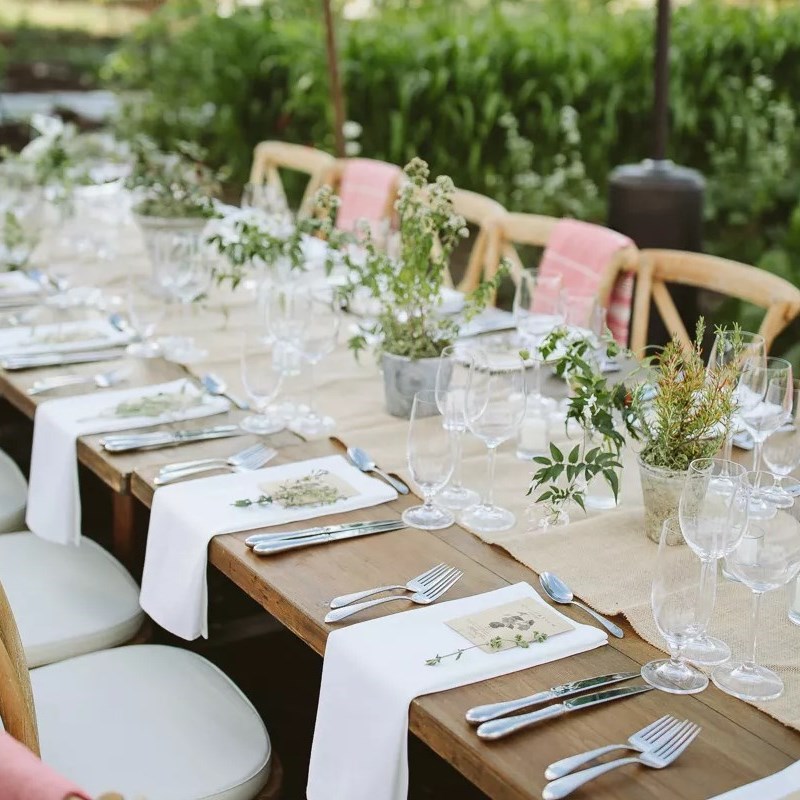 Natural Jute Vintage Table Runner Modern Hessian Rustic Coun