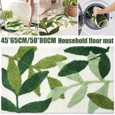 好货Bath Mat Rug Water Absorbent Soft Bathroom Floor Mats