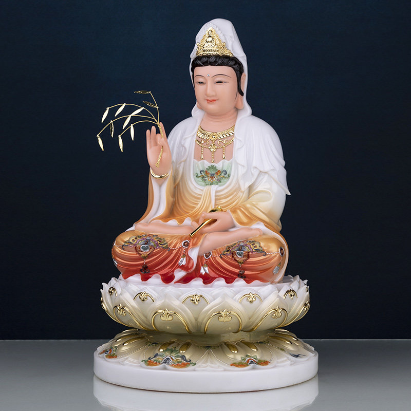 好货汉白玉全堂佛像观世音菩萨地藏王南无本师释迦牟尼佛坐像弥勒