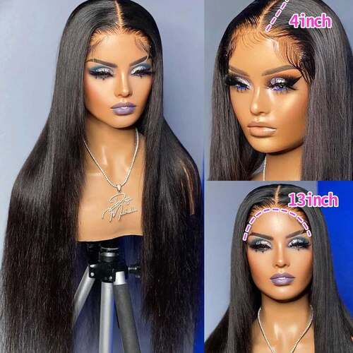 好货34 Inch Straight Lace Front Wig 13X4 Hd Lace Frontal Wig