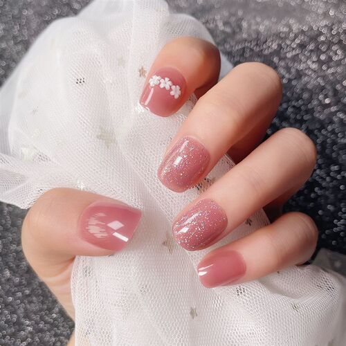 好货C fake nail enhancement film wear nail nail stick nail e
