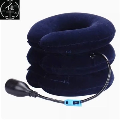 neck air inflatable collar head back pain pillow massager