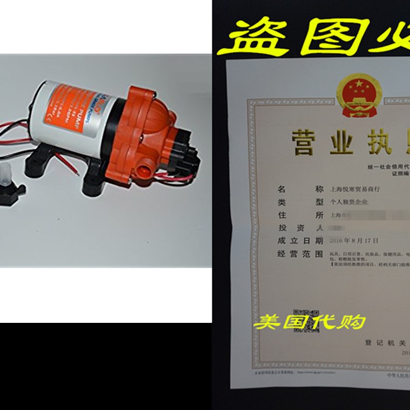 Seaflo 12v 2.8 GPM 45 PSI Water Pressure Pump