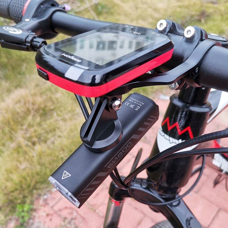 铝合金码表座登山自行车下挂迈极炫灯行者黑鸟迈金延长支架