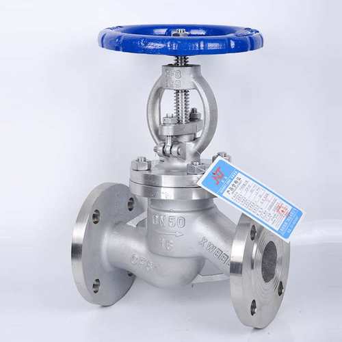 不锈钢停止阀J41W-16P法兰停止阀柱塞式高压直通式法兰停止阀